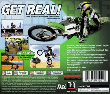 Championship Motocross featuring Ricky Carmichael (US) box cover back